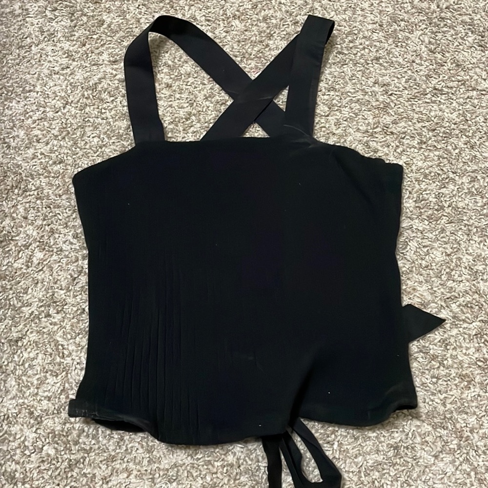 Anthropologie Porridge Tank top with lace up back